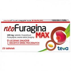 NEOFURAGINA MAX при інфекції нижніх сечових шляхів - 25 табл