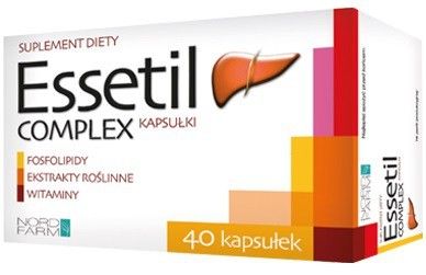 ESSETIL COMPLEX правильна робота печінки - 40 капс
